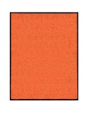 TAPIS DE PORTE D'ENTRÉE - NYLON UNI ORANGE - Rectangulaire 80 x 90cm