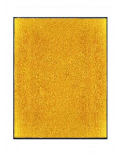 TAPIS DE PORTE D'ENTRÉE - NYLON UNI JAUNE ORANGE - Rectangulaire 80x90cm