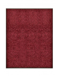 TAPIS DE PORTE D'ENTRÉE - NYLON BORDEAUX CHINÉ - Rectangulaire 80x90cm