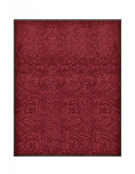 TAPIS DE PORTE D'ENTRÉE - NYLON BORDEAUX CHINÉ - Rectangulaire 80 x 90cm