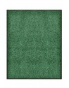 TAPIS DE PORTE D'ENTRÉE - NYLON VERT CHINÉ - Rectangulaire 80x90cm