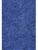 TAPIS DE PORTE D'ENTRÉE - NYLON BLEU CHINÉ - Rectangulaire 80 x 90cm