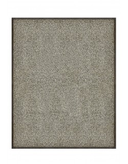 TAPIS DE PORTE D'ENTRÉE - NYLON GRIS CHINÉ - Rectangulaire 80x90cm