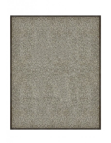 TAPIS DE PORTE D'ENTRÉE - NYLON GRIS CHINÉ - Rectangulaire 80x90cm