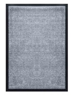 PAILLASSON Haut-de-gamme - Nylon uni gris clair - Rectangulaire 50 x 75cm