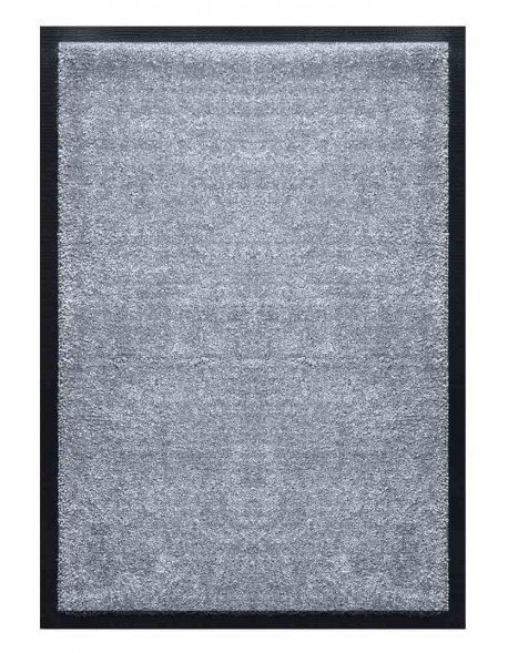 PAILLASSON Haut-de-gamme - Nylon uni gris clair - Rectangulaire 50 x 75cm