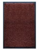 PAILLASSON Haut-de-gamme - Nylon uni marron foncé - Rectangulaire 50 x 75cm