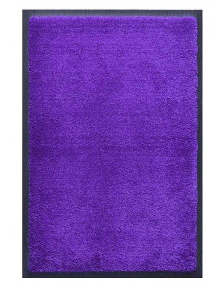 PAILLASSON Haut-de-gamme - Nylon uni bleu violet - Rectangulaire 50 x 75cm