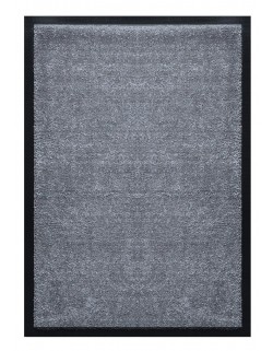 PAILLASSON Haut-de-gamme - Nylon uni gris foncé - Rectangulaire 50 x 75cm