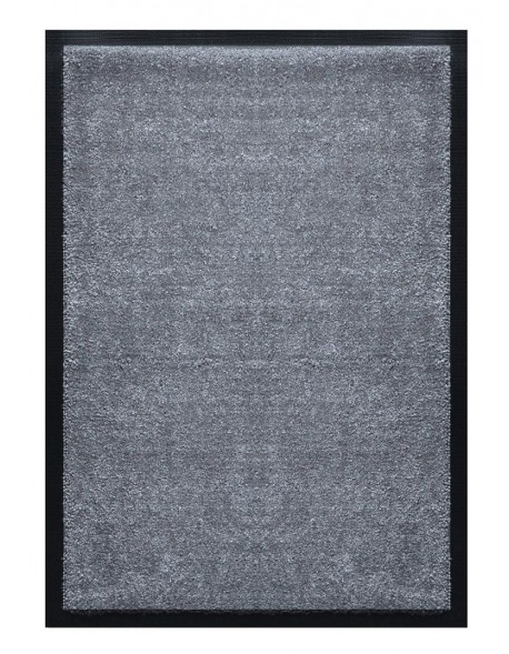 PAILLASSON Haut-de-gamme - Nylon uni gris foncé - Rectangulaire 50 x 75cm