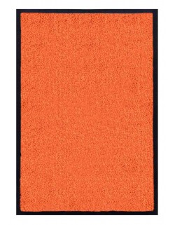 PAILLASSON Haut-de-gamme - Nylon uni orange - Rectangulaire 50 x 75cm