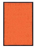 PAILLASSON Haut-de-gamme - Nylon uni orange - Rectangulaire 50 x 75cm