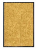 PAILLASSON Haut-de-gamme - Nylon uni jaune - Rectangulaire 50 x 75cm