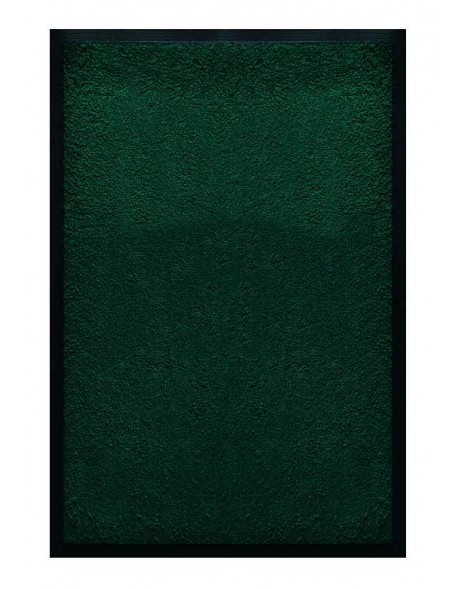 PAILLASSON Haut-de-gamme - Nylon uni vert foncé - Rectangulaire 50 x 75cm