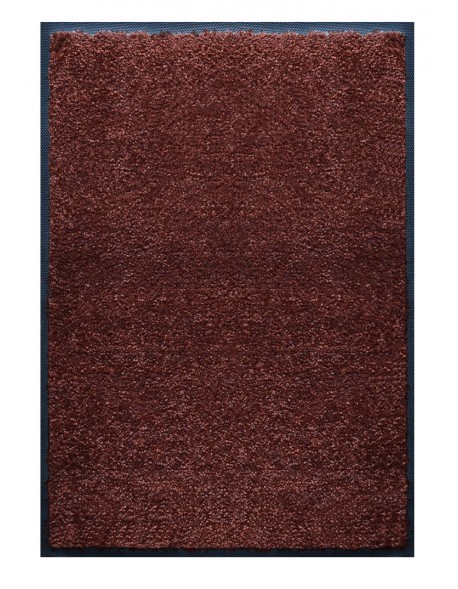 PAILLASSON Haut-de-gamme - Nylon uni marron foncé - Rectangulaire 80 x 120cm