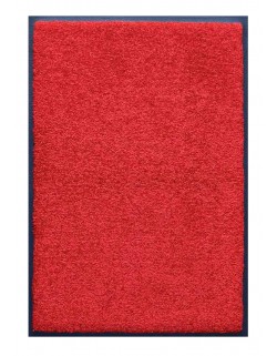 PAILLASSON Haut-de-gamme - Nylon uni rouge - Rectangulaire 80 x 120cm