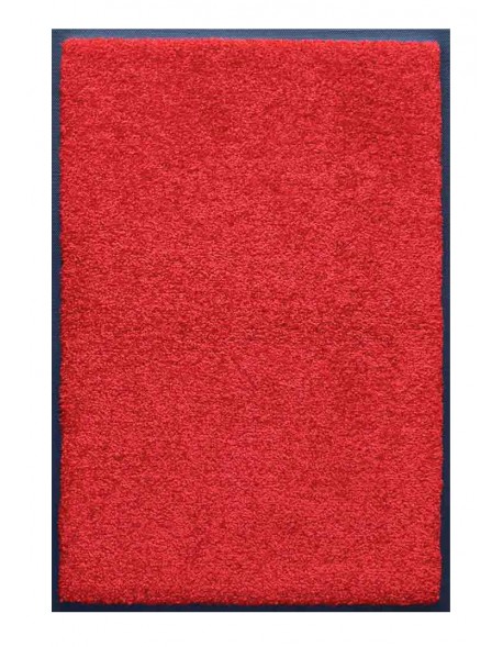 PAILLASSON Haut-de-gamme - Nylon uni rouge - Rectangulaire 80 x 120cm