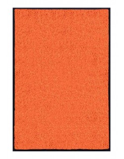 PAILLASSON Haut-de-gamme - Nylon uni orange - Rectangulaire 80 x 120cm