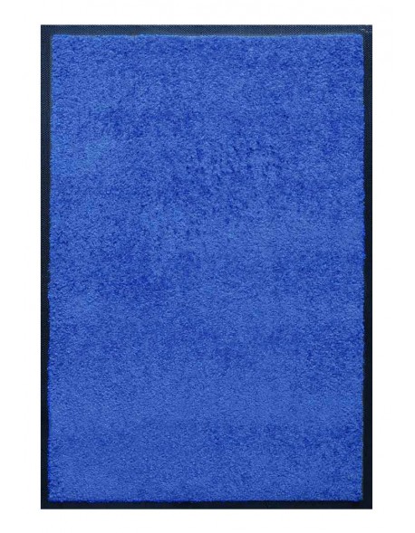 PAILLASSON Haut-de-gamme - Nylon uni bleu - Rectangulaire 80 x 120cm