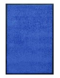 PAILLASSON Haut-de-gamme - Nylon uni bleu - Rectangulaire 80 x 120cm
