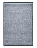 PAILLASSON Haut-de-gamme - Nylon uni gris clair - Rectangulaire 80 x 120cm