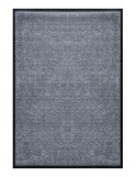 PAILLASSON Haut-de-gamme - Nylon uni gris foncé - Rectangulaire 80 x 120cm