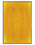 PAILLASSON Haut-de-gamme - Nylon uni jaune orangé - Rectangulaire 80 x 120cm