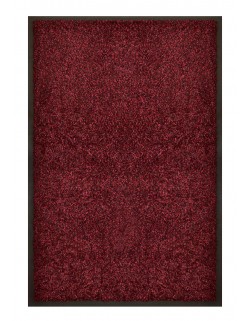 PAILLASSON Haut-de-gamme - Nylon bordeaux chiné - Rectangulaire 80 x 120cm