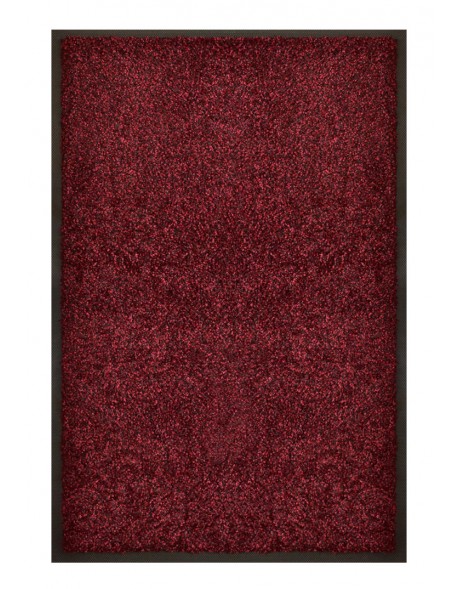 PAILLASSON Haut-de-gamme - Nylon bordeaux chiné - Rectangulaire 80 x 120cm