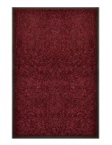 PAILLASSON Haut-de-gamme - Nylon bordeaux chiné - Rectangulaire 80 x 120cm