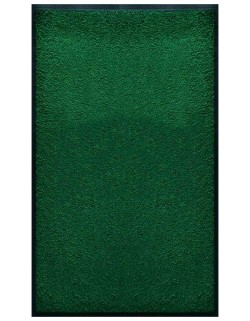 PAILLASSON Haut-de-gamme - Nylon uni vert - Rectangulaire 90 x 150cm