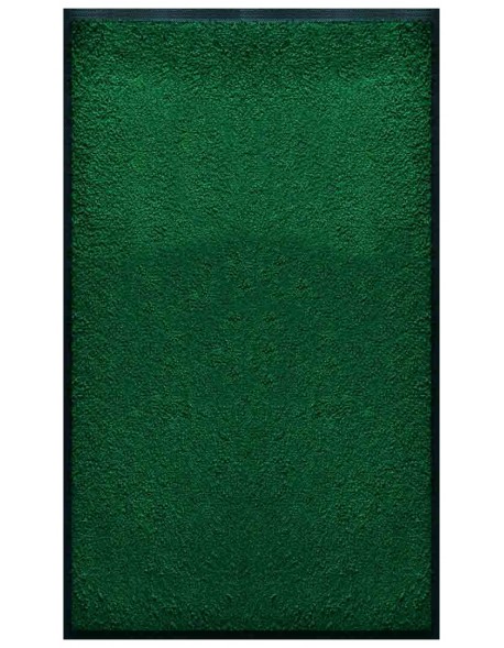 PAILLASSON Haut-de-gamme - Nylon uni vert - Rectangulaire 90 x 150cm