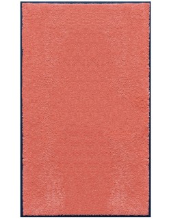PAILLASSON Haut-de-gamme - Nylon uni saumon - Rectangulaire 90 x 150cm