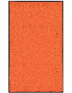 PAILLASSON Haut-de-gamme - Nylon uni orange - Rectangulaire 90 x 150cm