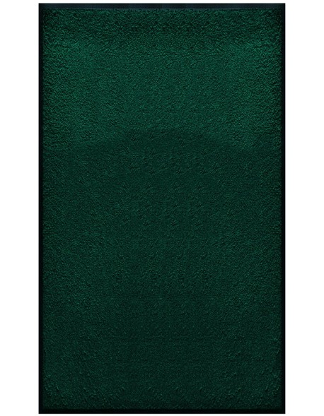 PAILLASSON Haut-de-gamme - Nylon uni vert foncé - Rectangulaire 90 x 150cm