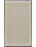 PAILLASSON Haut-de-gamme - Nylon uni blanc cassé - Rectangulaire 90 x 150cm