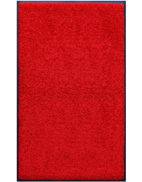 PAILLASSON Haut-de-gamme - Nylon uni rouge - Rectangulaire 90 x 150cm