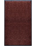 PAILLASSON Haut-de-gamme - Nylon marron foncé - Rectangulaire 90 x 150cm