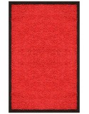 TAPIS D'ENTRÉE COTON - 40x60cm -PREMIUM ROUGE