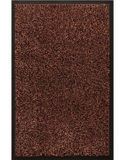 LE TAPIS FRANÇAIS D'ENTRÉE COTON - 40x60cm -PREMIUM MARRON FONCÉ