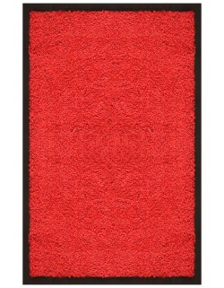 TAPIS D'ENTRÉE COTON - 50x75cm - PREMIUM ROUGE