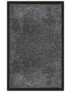 LE TAPIS FRANÇAIS D'ENTRÉE COTON - 60x90cm - PREMIUM GRIS