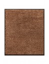 LE TAPIS FRANÇAIS D'ENTRÉE COTON - 80x90cm - PREMIUM MARRON TAUPE