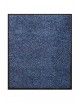 LE TAPIS FRANÇAIS D'ENTRÉE COTON - 80x90cm - PREMIUM BLEU