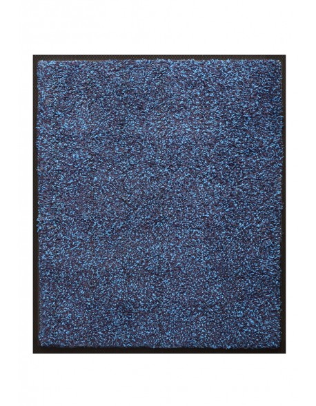 LE TAPIS FRANÇAIS D'ENTRÉE COTON - 80x90cm - PREMIUM BLEU