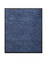LE TAPIS FRANÇAIS D'ENTRÉE COTON - 80x90cm - PREMIUM BLEU