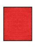 TAPIS D'ENTRÉE COTON - 80x90cm - PREMIUM ROUGE