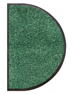 LE TAPIS FRANÇAIS D'ENTRÉE COTON - DEMI-LUNE 50x80cm - PREMIUM VERT