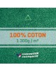 TAPIS D'ENTRÉE COTON - OCTOGONAL 90x90cm -PREMIUM VERT