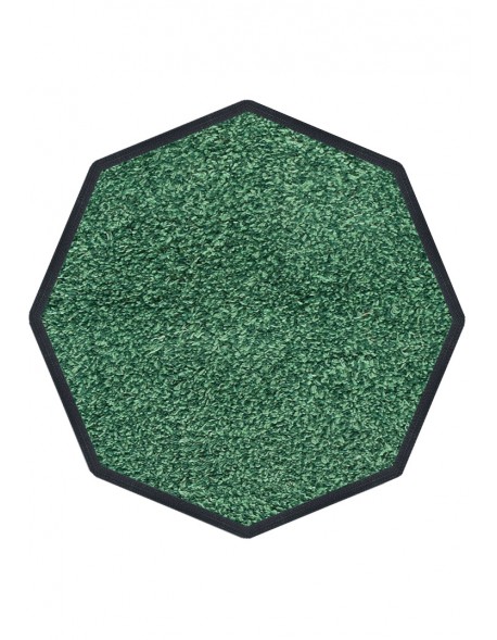 TAPIS D'ENTRÉE COTON - OCTOGONAL 90x90cm -PREMIUM VERT